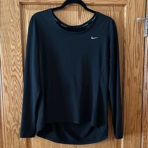 Nike Women's Black Long Sleeve Top